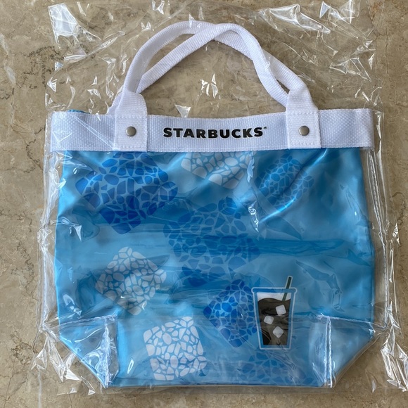 Starbucks Japan Summer Tote Bag and Pineapple Cup Holder Floatie - Picture 3 of 8